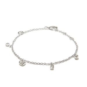 💕COACH 💕Silver Charm Bracelet N E W